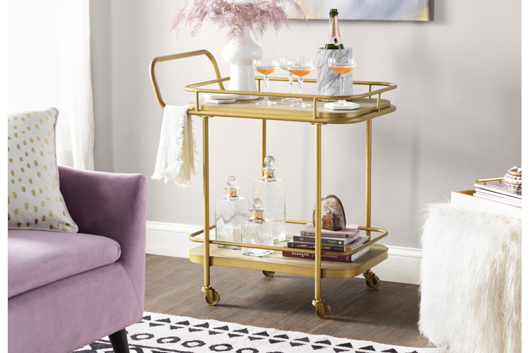 10 Bar Cart Ideas How to Outfit a Glamorous Bar Cart (With Photos